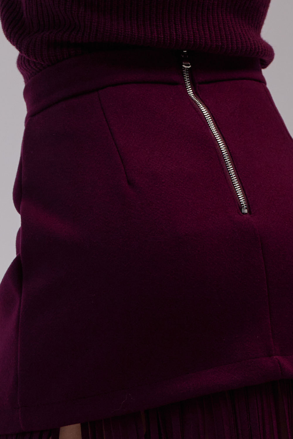 Юбка с бахромой