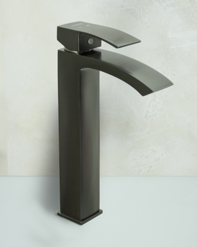 433512-G Смеситель од. для раковины-чаши (ГРАФИТ) ViEiR (10/1шт)