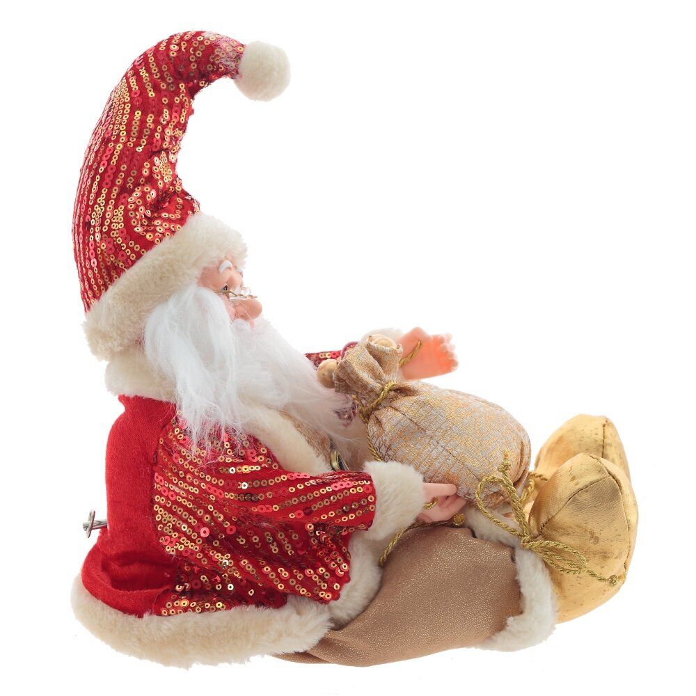 GAEM Дед Мороз (муз , движ), L18 W18 H46 см