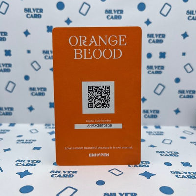 Фотокарточка ENHYPEN - ORANGE BLOOD (Weverse ver. | Enhypen)