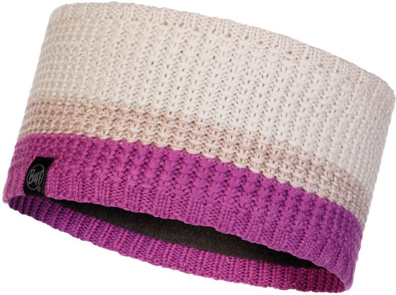 Вязаная повязка на голову Buff Headband Knitted Polar Alyona Mauve Фото 1