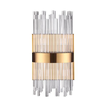 4722/4W HALL ODL20 647 бронзовый/стекло/прозрачный Бра G9 4*33W 220V FOCCO