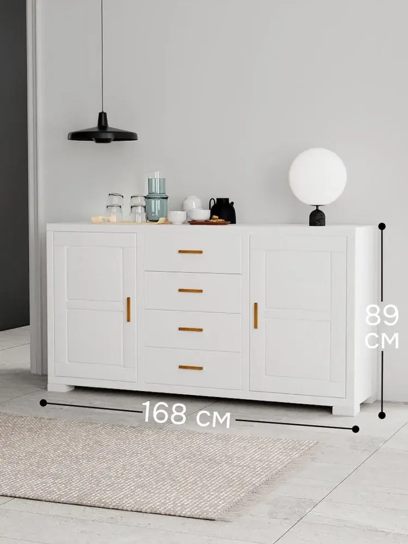 Комод Мэдисон двухдверный 4 ящика