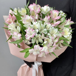 Букет 15 нежных альстромерий (стойкий)