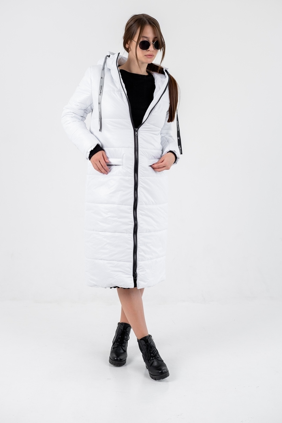 Пальто зимнее "Джой" ваниль