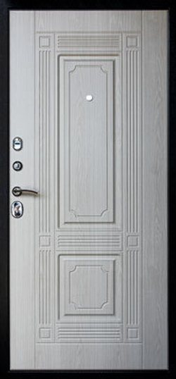 Входная дверь в квартиру АСД Викинг 100мм Беленый дуб / Венге