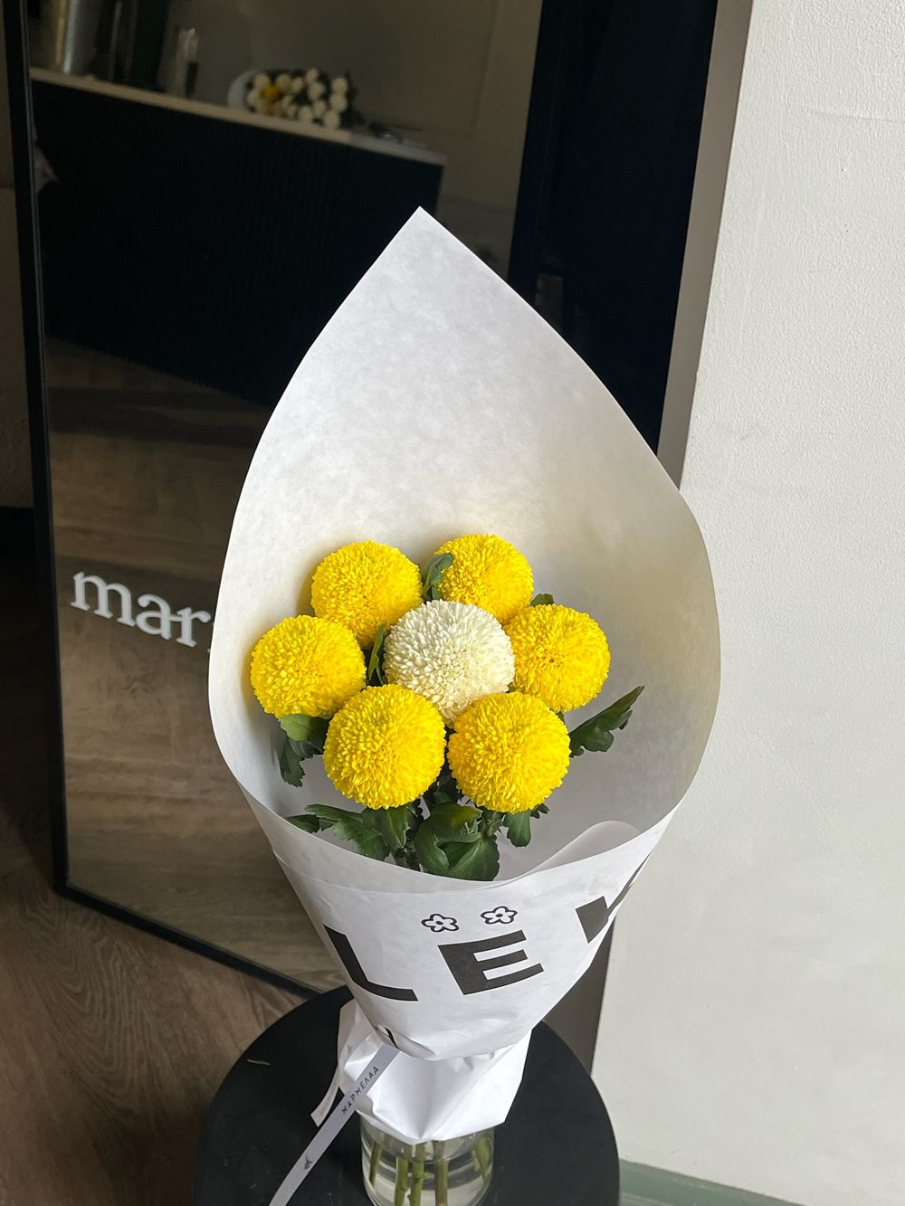 Кулек из хрзантемы пинг понг