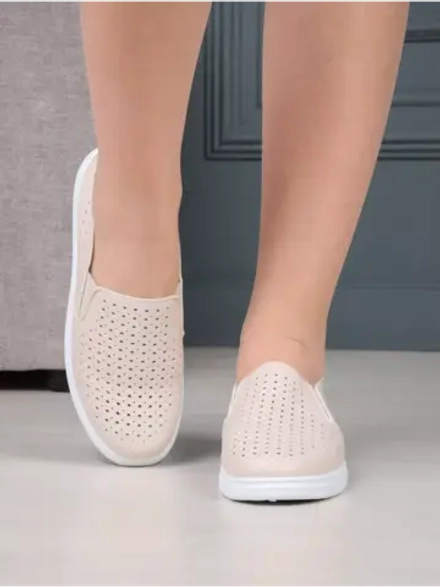 Мокасины летние с перфорацией