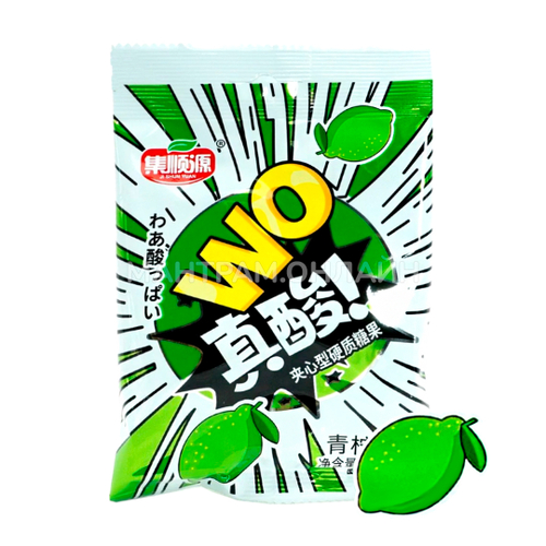 Леденцы Ji Shun Yuan WO вкус лайм 20 г