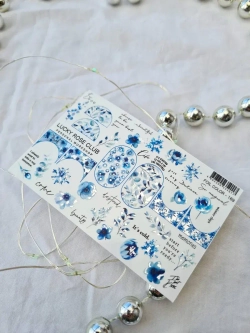 Lucky Rose Слайдеры наклейки для ногтей Foil 169