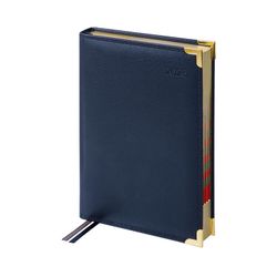 Датированный ежедневник Delucci А5 184 листов с фактурной обложкой черный (DD5_90501)