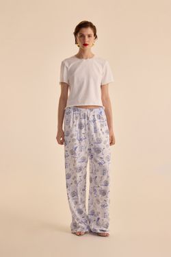 Брюки с принтом (Guilty Pleasure), белые