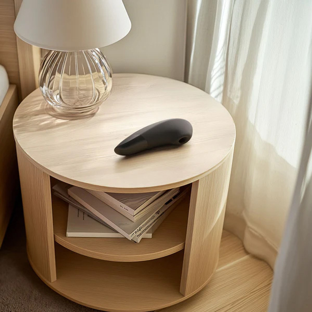 Черный бесконтактный клиторальный вибростимулятор Womanizer Enhance Black WZSN1SG9