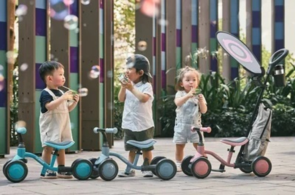 Беговел-каталка Globber Learning Bike 3 в 1 Deluxe Teal