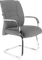 Кресло для посетителей Everprof Kent CF Экокожа Серый