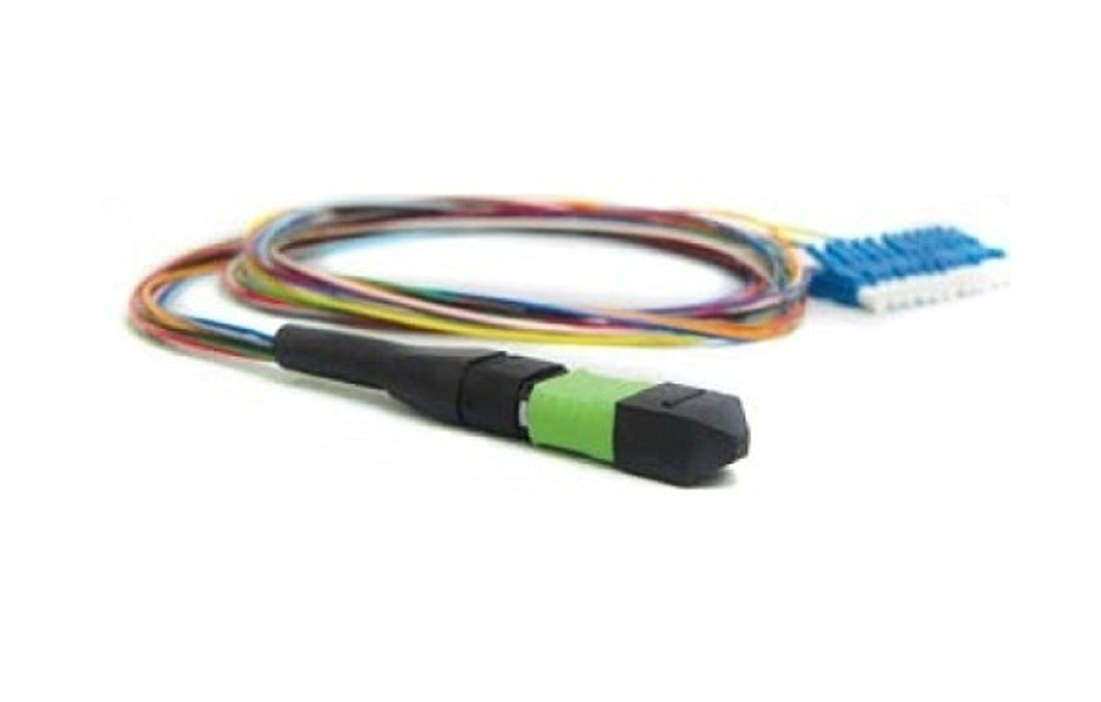 Кабель волоконно-оптический 50/125, 12 волокон Hyperline FH-B9-504-MTPM12/PR-12LC/PR-1M-LSZH