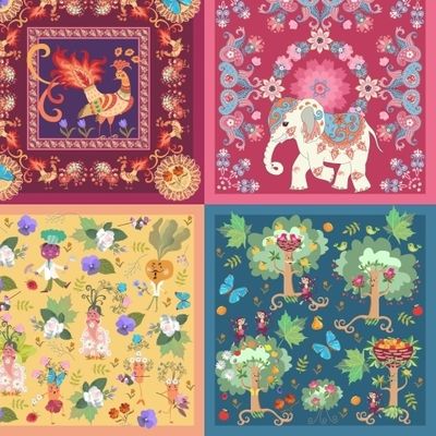Возвращение сказки, купоны для рукоделия, ленивый пэчворк