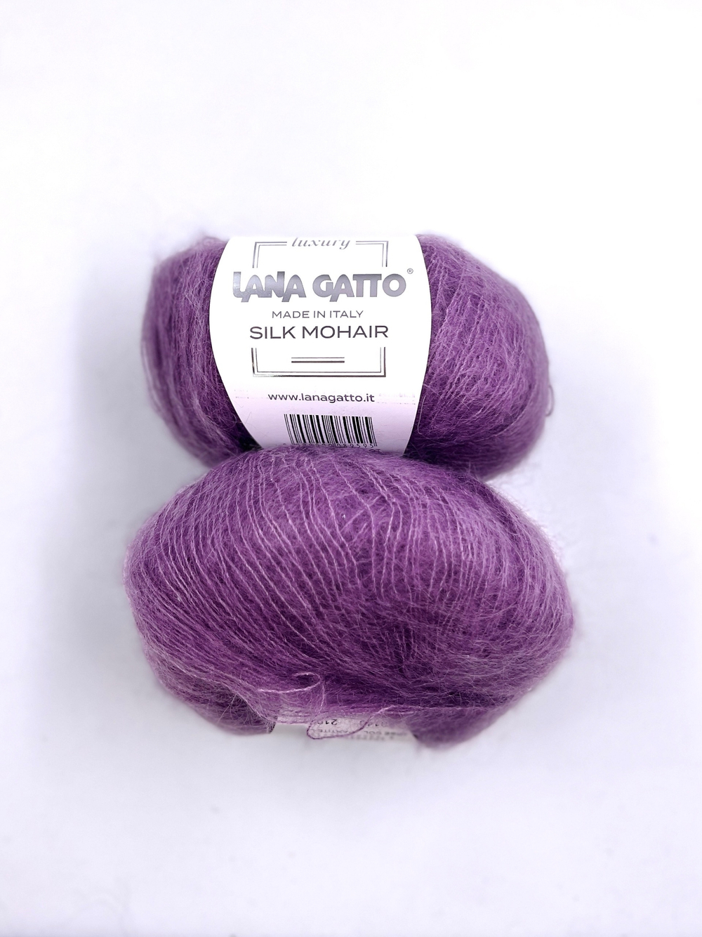 Lana Gatto супер кид мохер 75%, шелк 25% , 212 м в 25 г лаванда