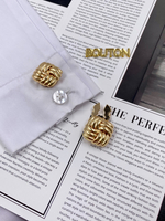 Накладка на пуговицу Квадрат витой