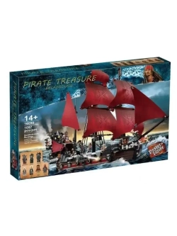 Конструктор Корабль Месть Королевы Анны 1097 дет/16090