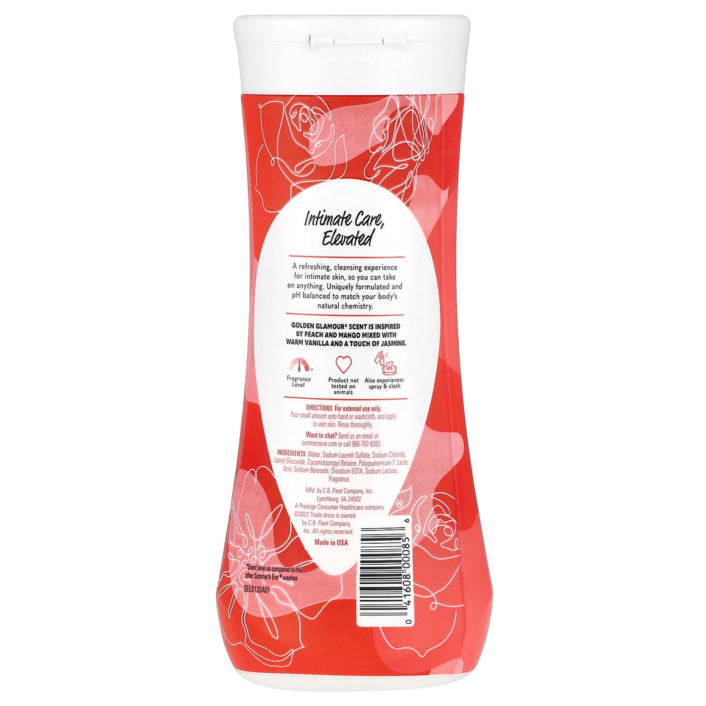 Summer's Eve, Golden Glamour®, ежедневное освежающее средство 5 в 1, 444 мл (15 жидк. Унций)