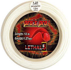 Теннисные струны Pro's Pro Lethal 5 (12 m) - белый
