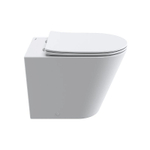 Унитаз приставной напольный BelBagno Flay-Tor BB1003CB-TOR/SC белый, безободковый, с крышкой микролифт, слив-торнадо