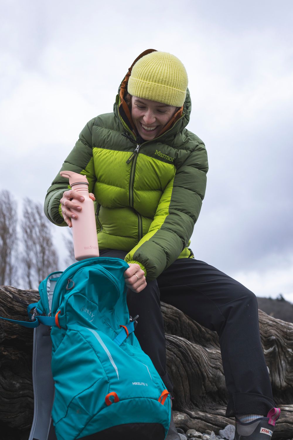 Бутылка Klean Kanteen Classic Narrow Flip Sport 18oz (532 мл) Peach Parfait