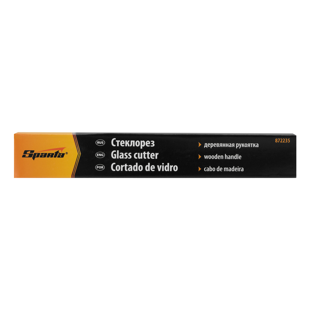 Стеклорез шестироликовый с деревянной рукояткой Sparta 872205