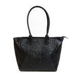 Стильная женская повседневная чёрная сумочка из экокожи Dublecity М-СД-23