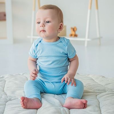 T-shirt 3-18 months - Light Denim