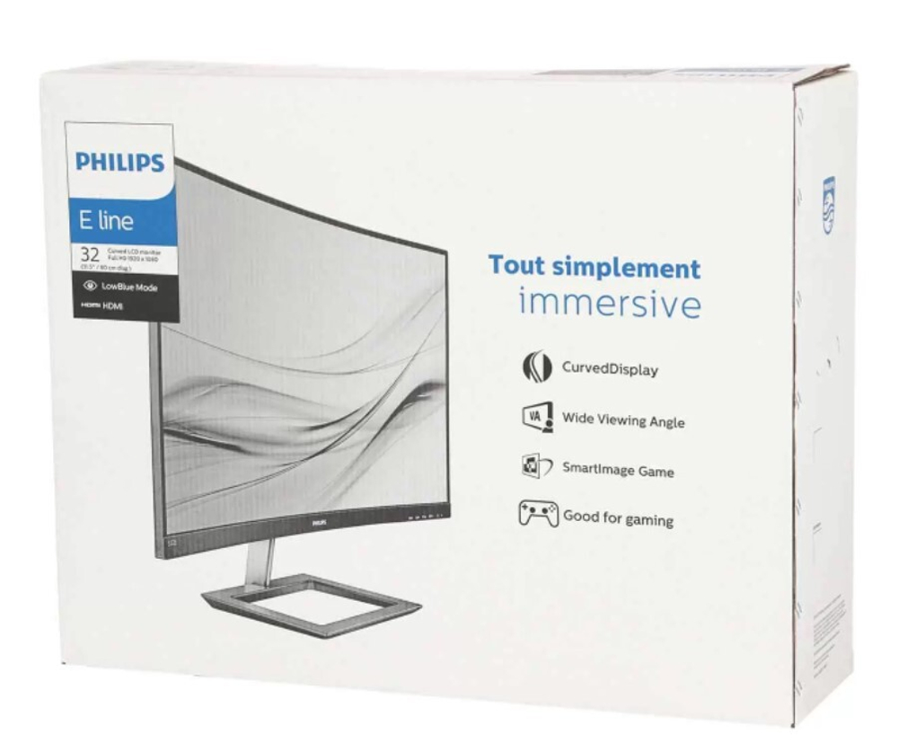 МОНИТОР Philips 32" 322E1C/00, ЧЕРНЫЙ