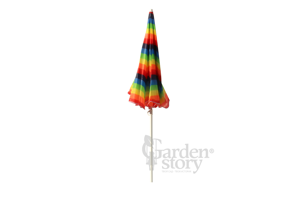 Зонт  2,0м разноцветный (уп.12шт.) 2 части арт.WRU051 "Garden story"