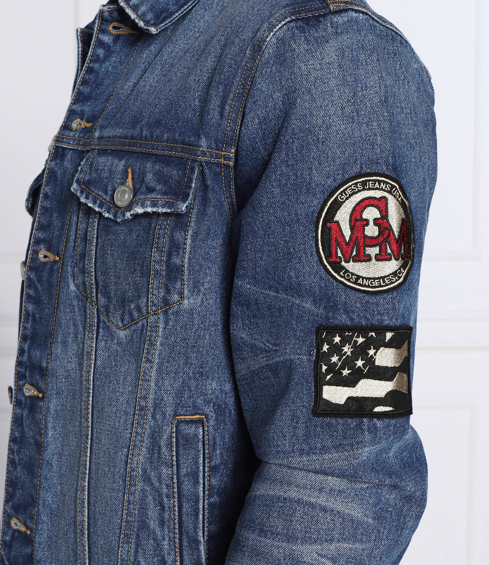 Джинсовая куртка DILLON GUESS - темно-синий(M2BXN1 D2IB0)