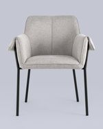 Кресло Бесс рогожка светло-серый 2 шт.