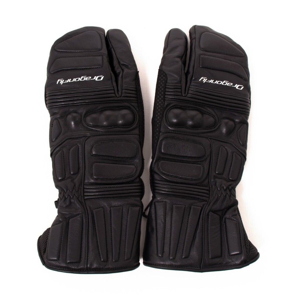 Snowmobile Leather Mittens / Черный