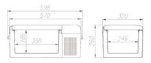 Компрессорный автохолодильник Alpicool C15(12/24V)