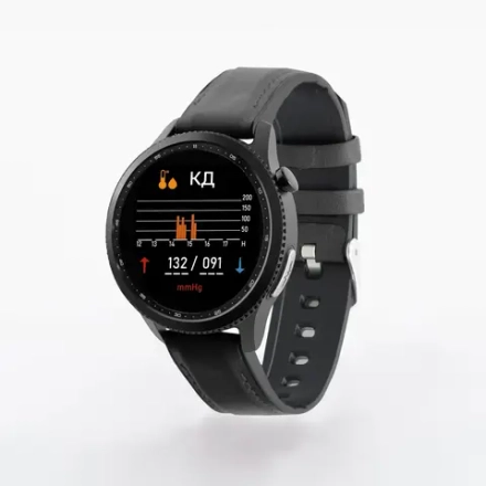 Смарт-часы здоровья с пульсометром Health Watch Pro №80, чёрный