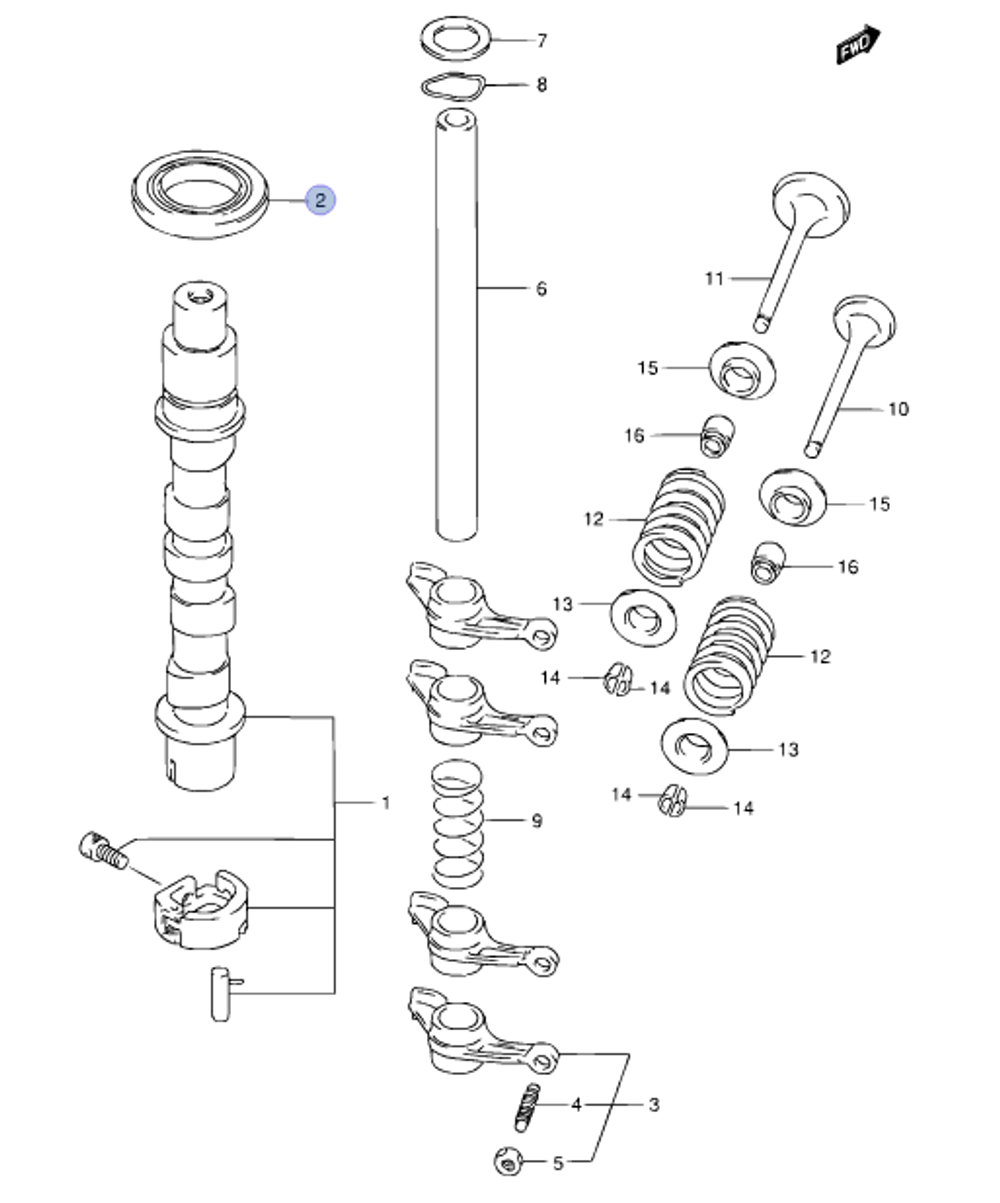 Сальник Suzuki 09283-25009-000