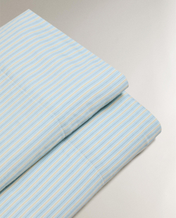 Простыня Zara Home сатин, хлопок 100%, в полоску, 6155/089