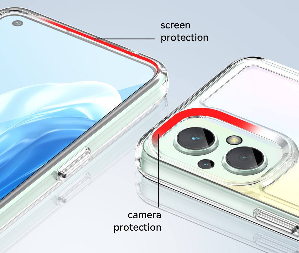 Защитный чехол прозрачный для смартфона OnePlus Nord N20 5G, увеличенные защитные свойства, мягкий отклик кнопок