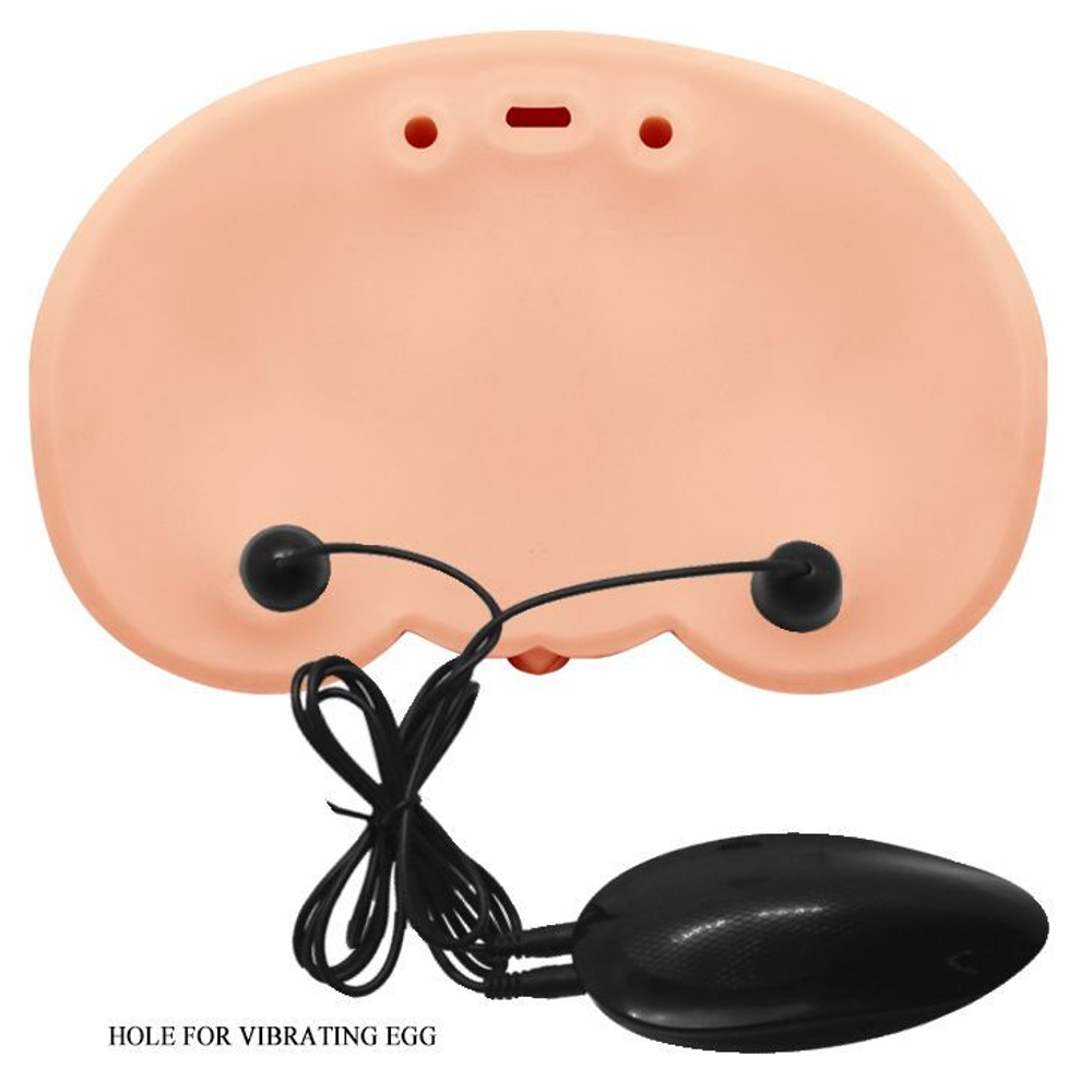 Телесная вибровагина Judy (Цвет: телесный)