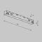 Коннектор питания прямой Exility X, черный Maytoni Technical EXILITY X Accessories for tracks Exility X TRA239PC-42B