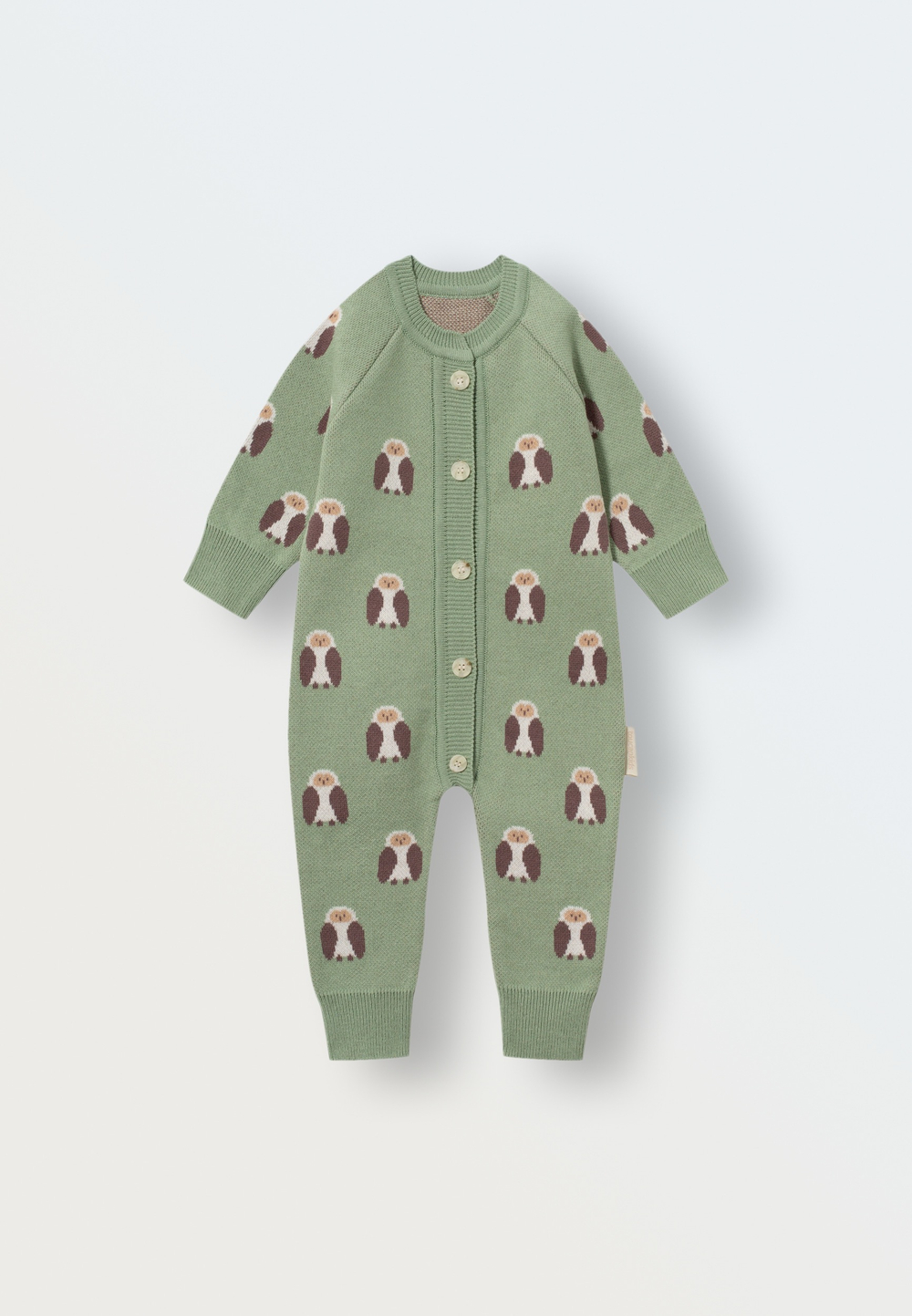 Комбинезон вязаный, Совы