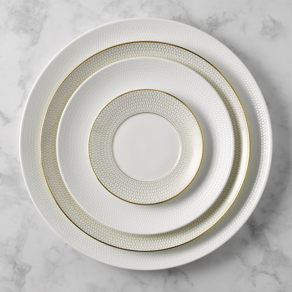 Wedgwood Обеденная тарелка Gio Gold 28 см