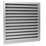 Анодированная наружная вентиляционная решетка алюминиевая Н7-АН