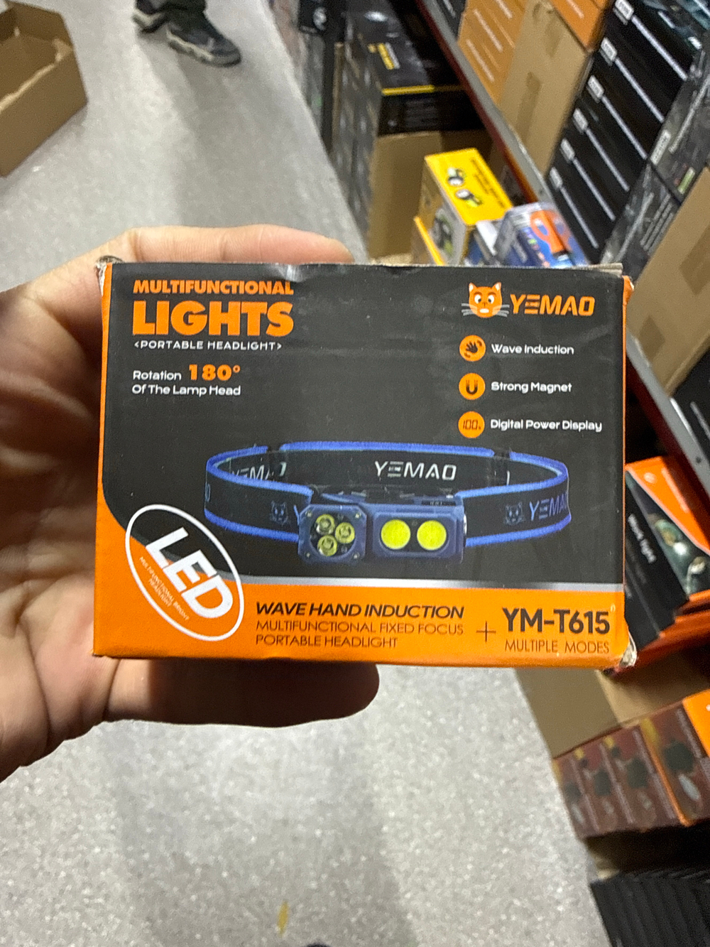 фонарь на лоб ym-t615