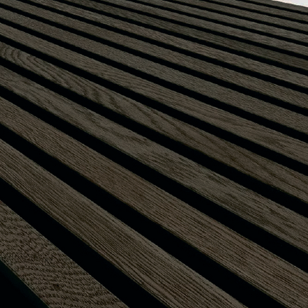 Акустическая панель РП 35 мм Грецкий орех (комплект из двух штук), 278x60 см