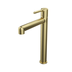 Смеситель для раковины 26к IDDIS AIGMG01i01 "Aiger" высокий, литой, п/гайку  ЗОЛОТО матовый