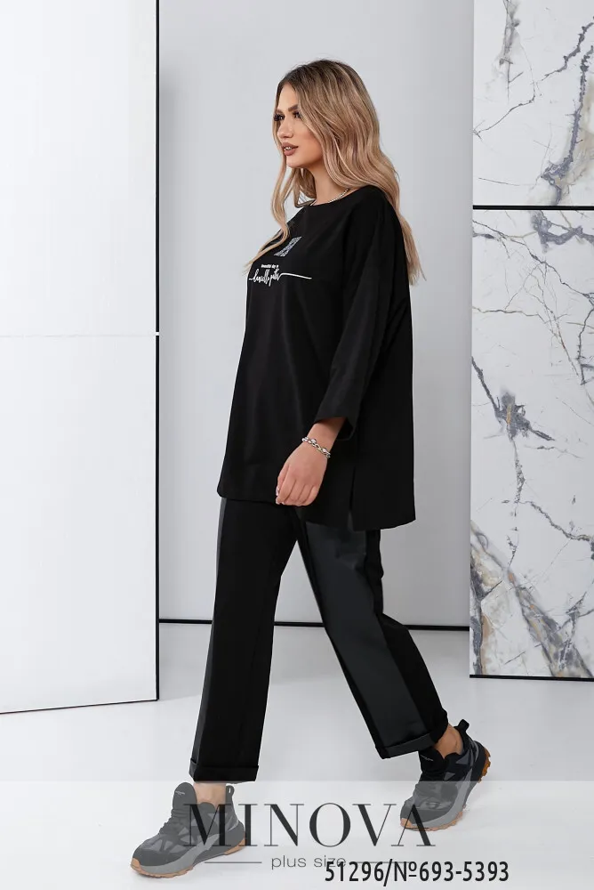 Костюм 693-5393-черный Minova